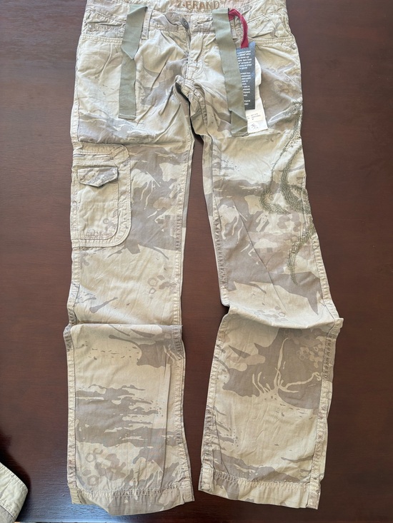 z brand Pants - Light Tan Camouflage Cargo Pants